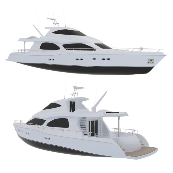 pleasure boat - دانلود مدل سه بعدی قایق تفریحی - آبجکت سه بعدی قایق تفریحی -pleasure boat 3d model - pleasure boat 3d Object - Ship-کشتی